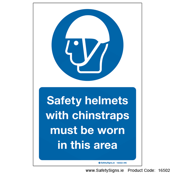 Safety Helmets with Chinstraps - 16502