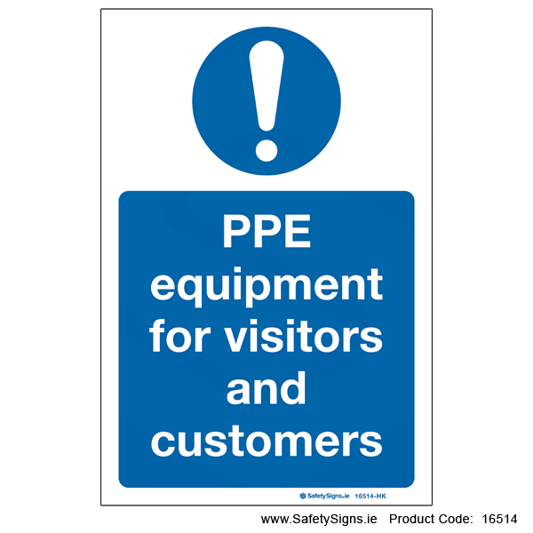 PPE for Visitors and Customers - 16514
