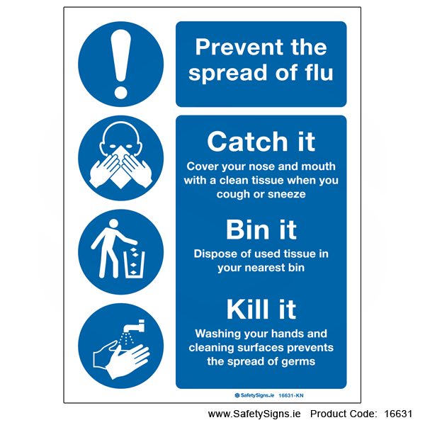 Prevent Spread of Flu - 16631