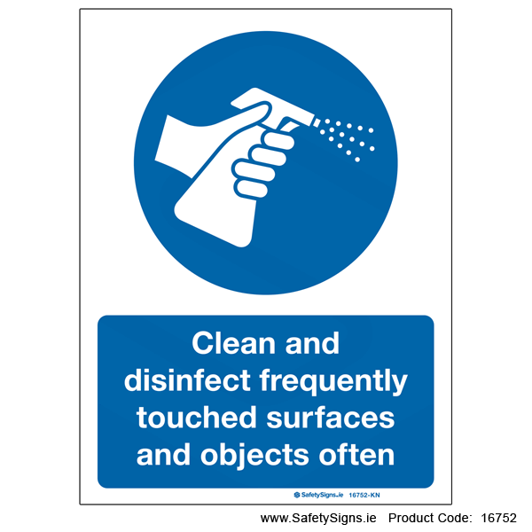 Clean and Disinfect - 16752