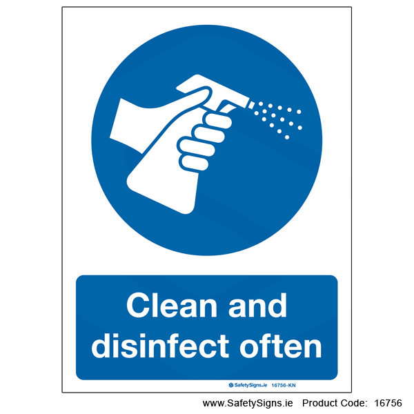 Clean and Disinfect - 16756
