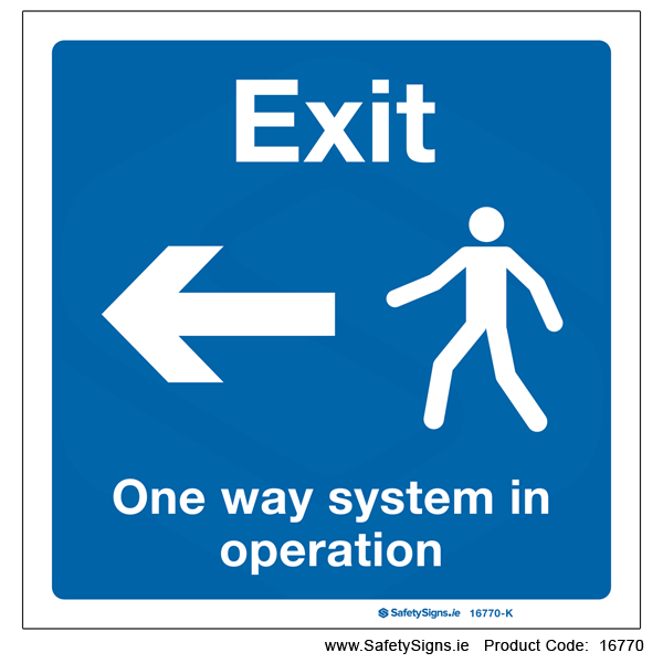 Exit - Left - 16770