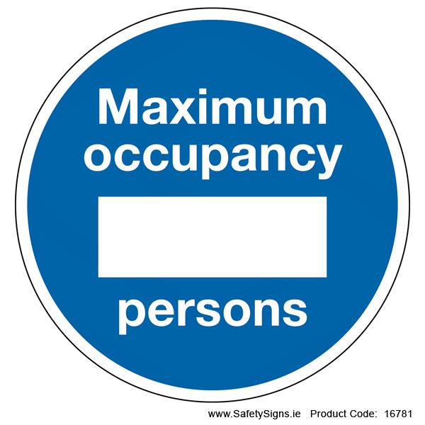 Maximum Occupancy (Circular) - 16781