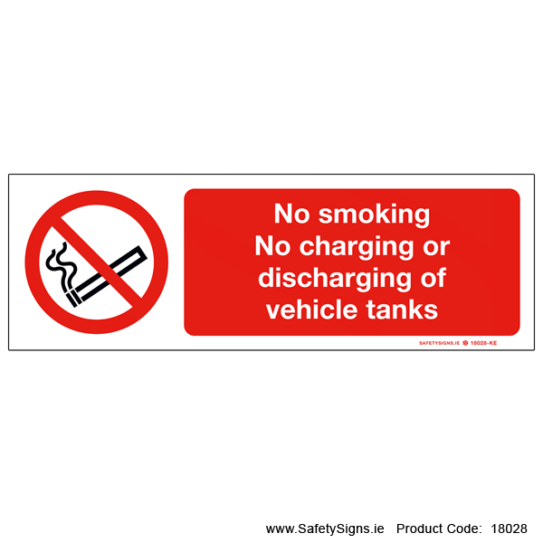No Smoking No Charging - 18028