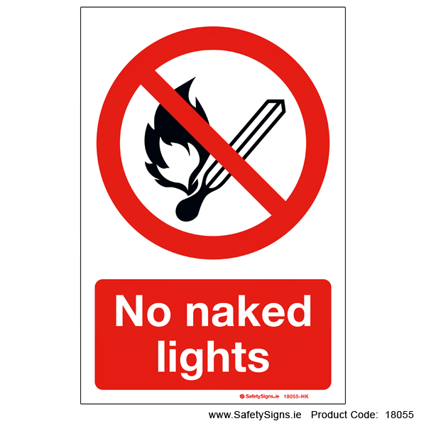 No Naked Lights - 18055