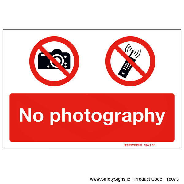 No Photography - 18073