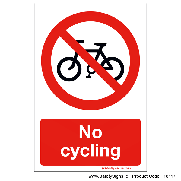 No Cycling - 18117