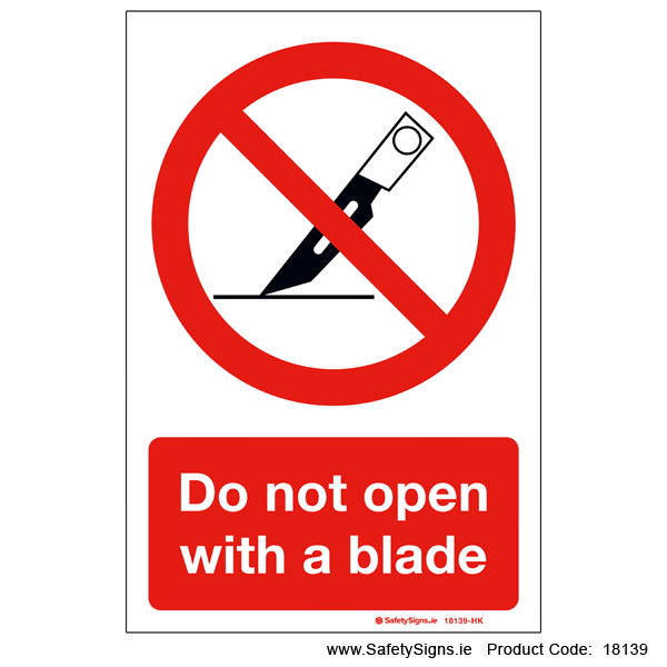 Do not Open with Blade - 18139