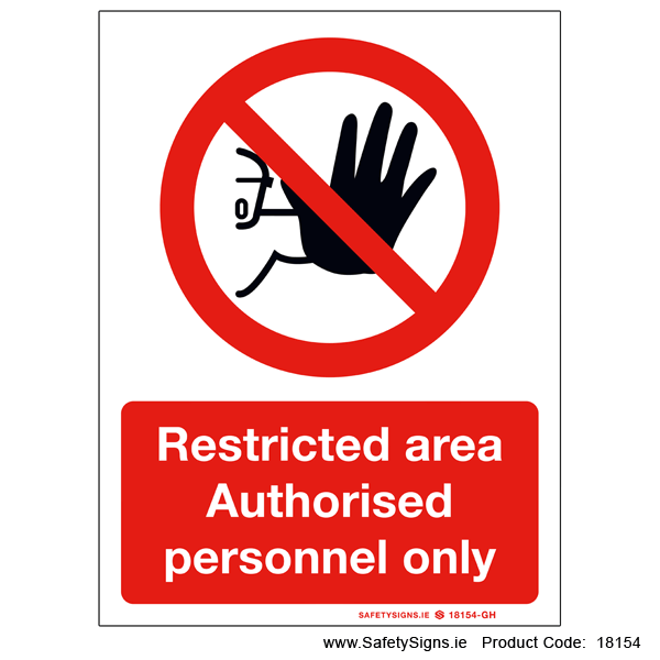 Restricted Area - 18154
