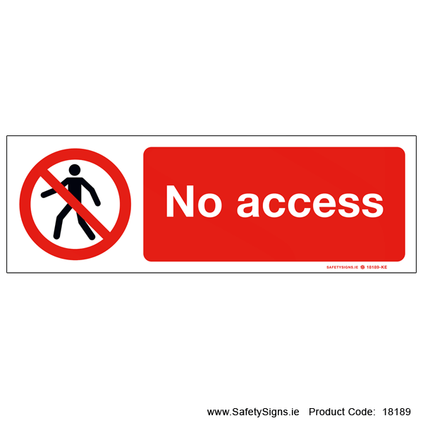 No Access - 18189