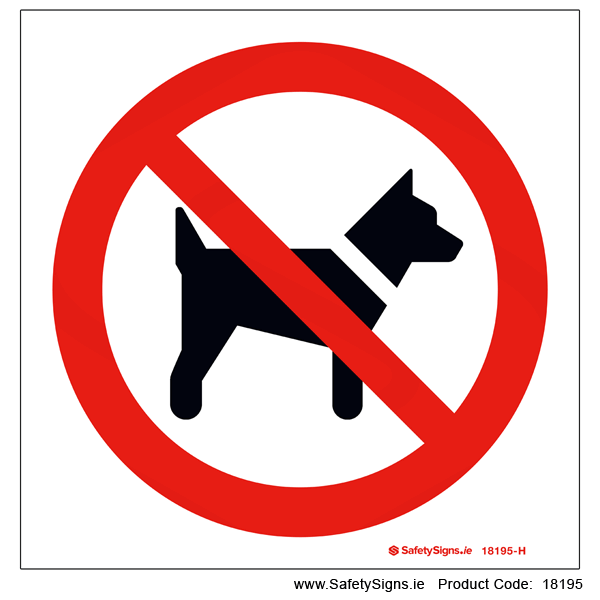 No Dogs - 18195