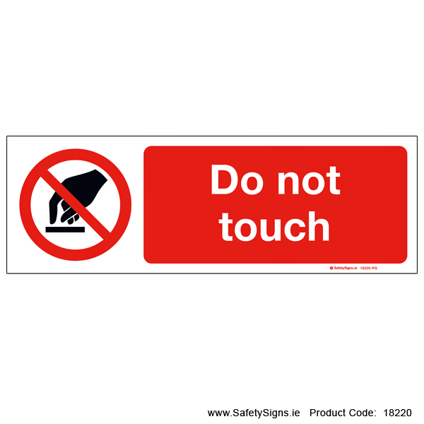 Do not Touch - 18220
