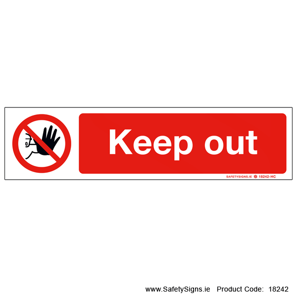 Keep Out - 18242