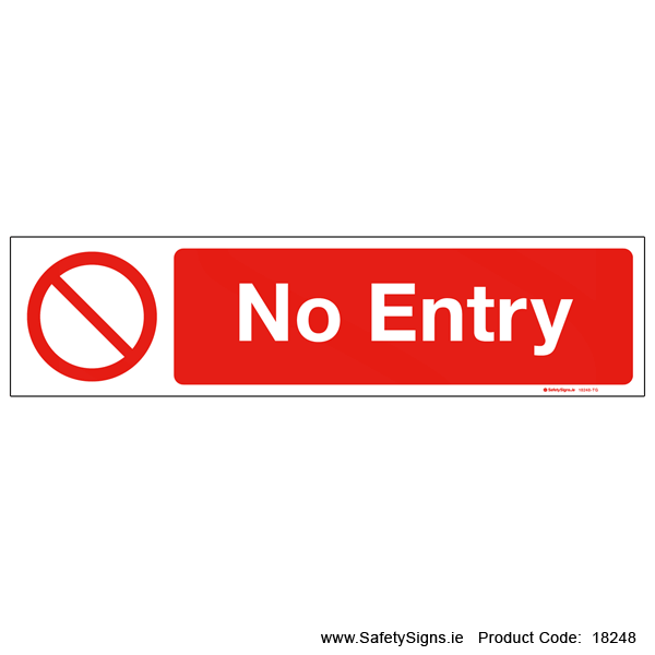 No Entry - 18248
