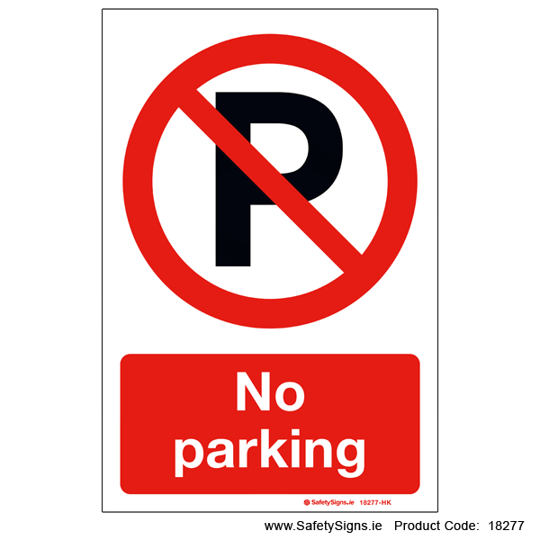 No Parking - 18277