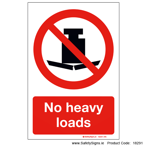 No Heavy Loads - 18291