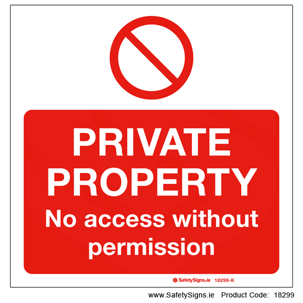 Private Property - 18299