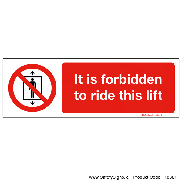 Forbidden to Ride this Lift - 18301