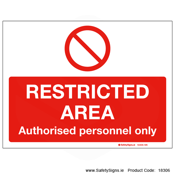 Restricted Area - 18306