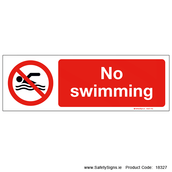 No Swimming - 18327