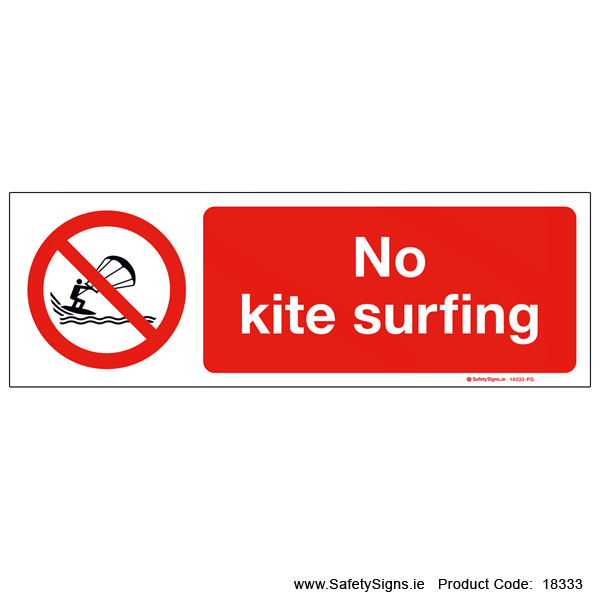 No Kite Surfing - 18333