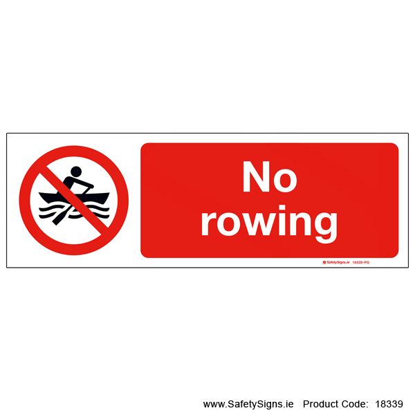 No Rowing - 18339