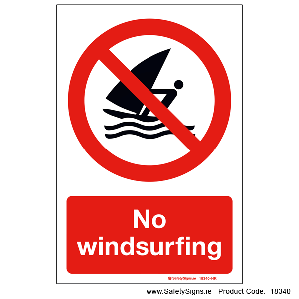 No Windsurfing - 18340