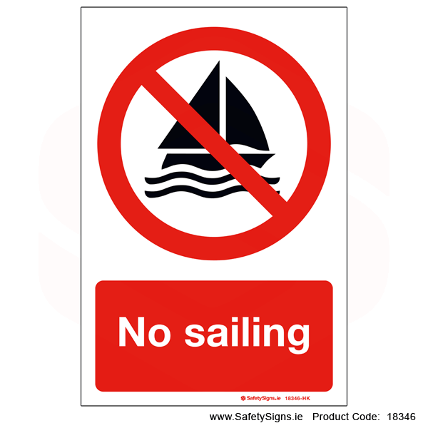 No Sailing - 18346