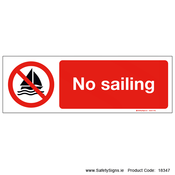 No Sailing - 18347