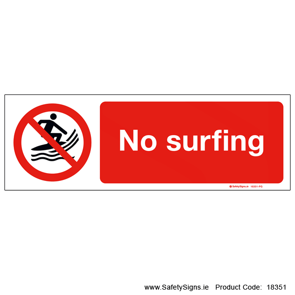 No Surfing - 18351