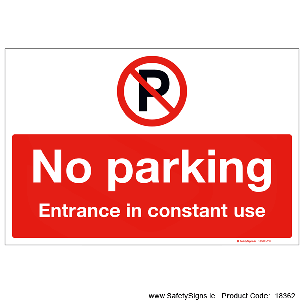 No Parking - 18362