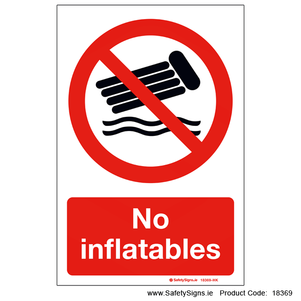 No Inflatables - 18369
