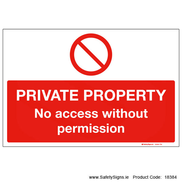 Private Property - 18384