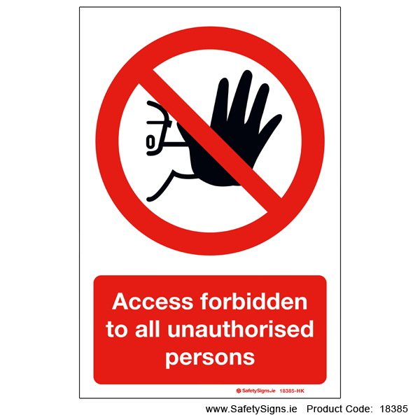Access Forbidden - 18385