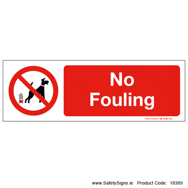 No Fouling - 18389