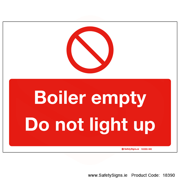 Boiler Empty - 18390