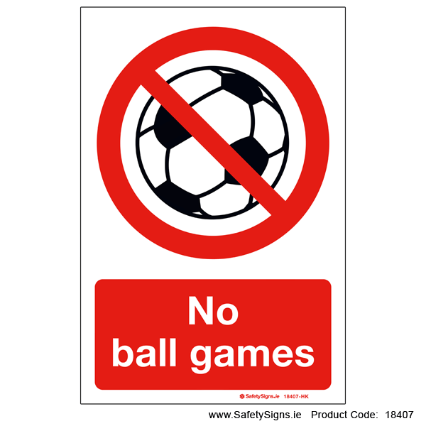 No Ball Games - 18407