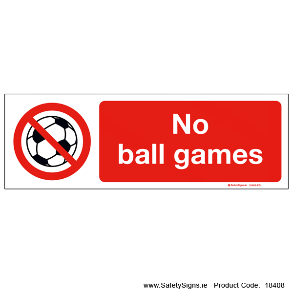 No Ball Games - 18408