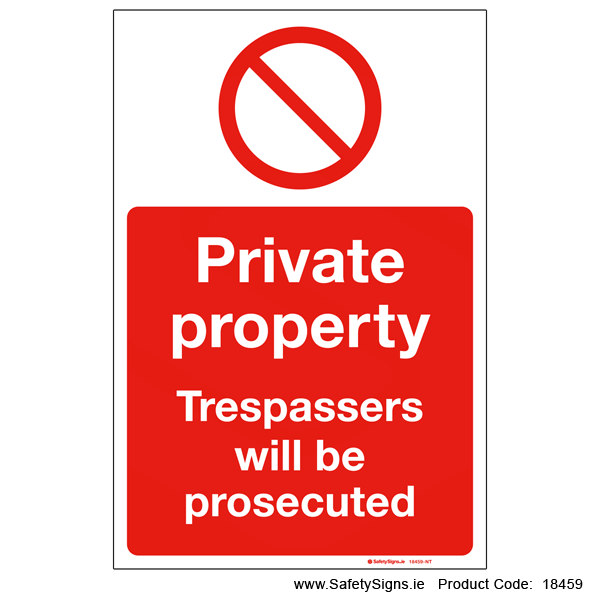 Private Property - 18459