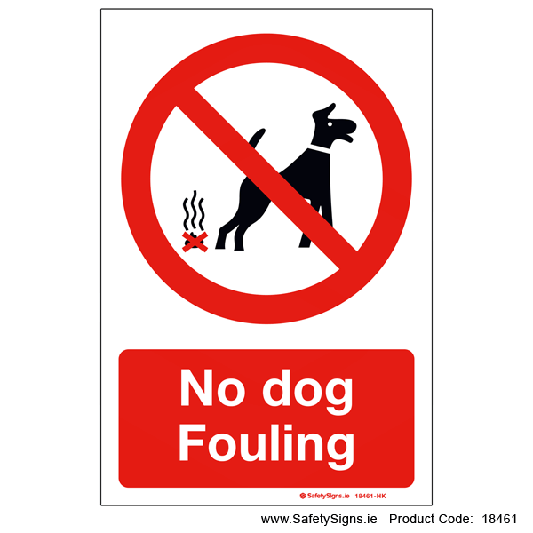 No Dog Fouling - 18461