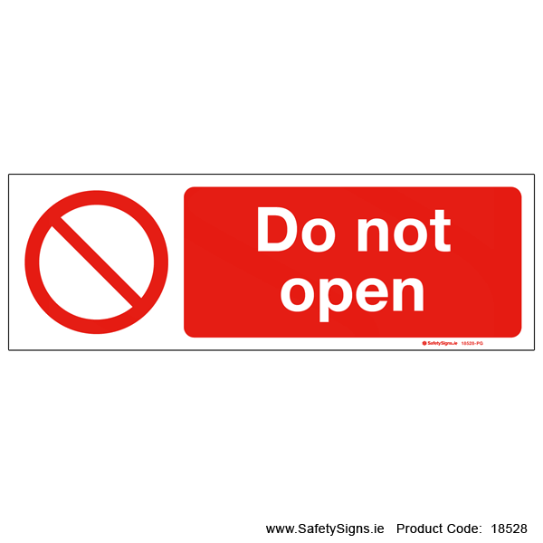 Do Not Open - 18528