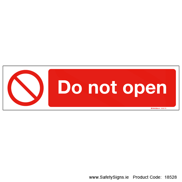 Do Not Open - 18528