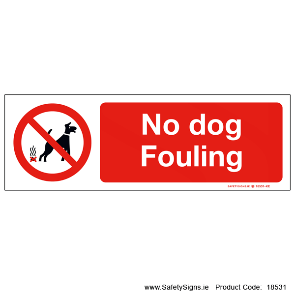 No Dog Fouling - 18531