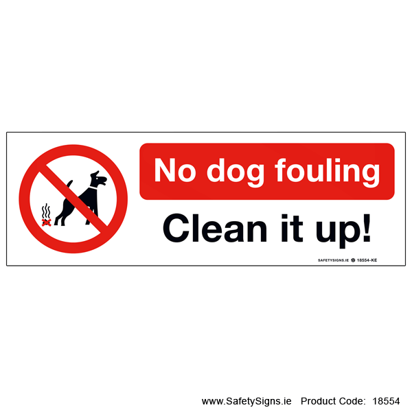 No Dog Fouling - 18554