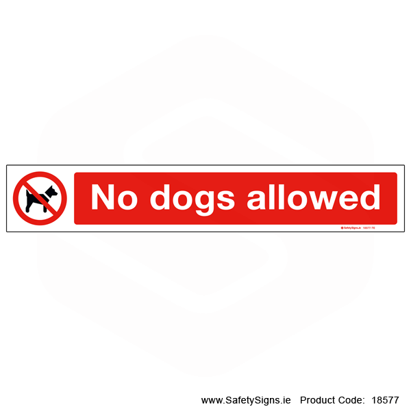 No Dogs Allowed - 18577