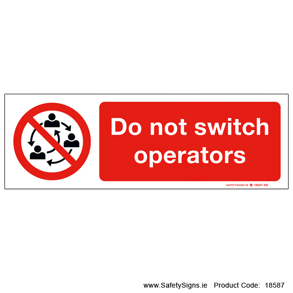 Do not Switch Operators - 18587