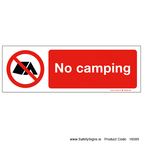 No Camping - 18589