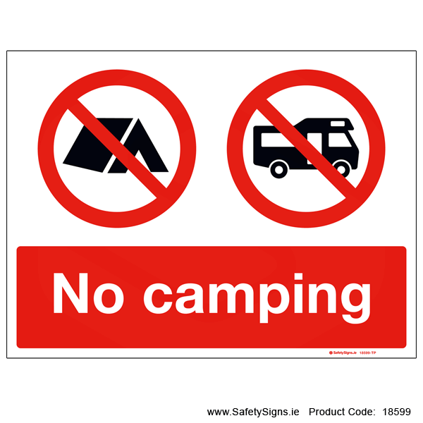 No Camping - 18599