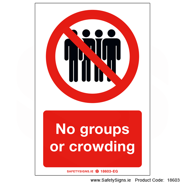 No Groups or Crowding - 18603