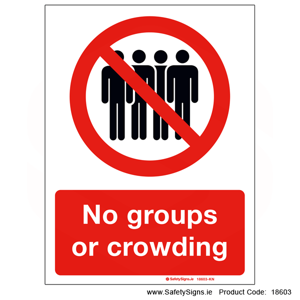 No Groups or Crowding - 18603